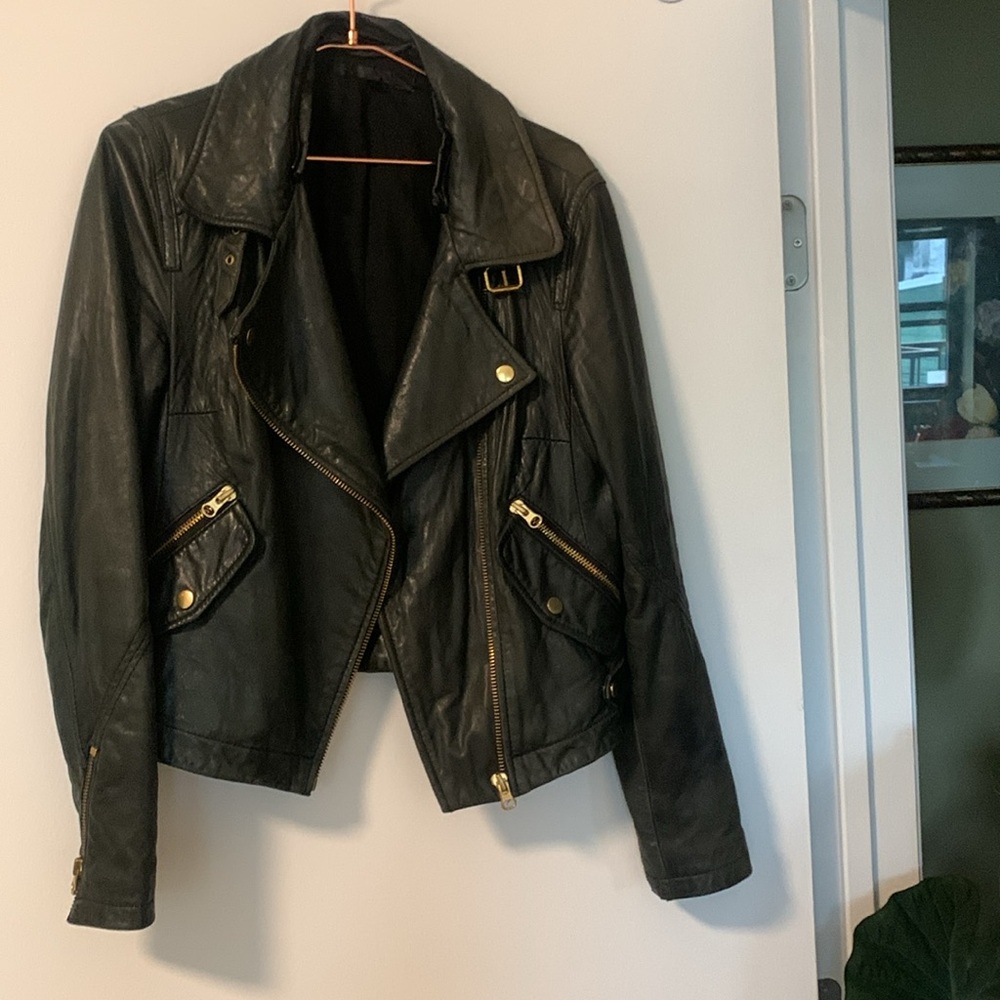 ASOS Leather Jacket - Picture 2 of 4